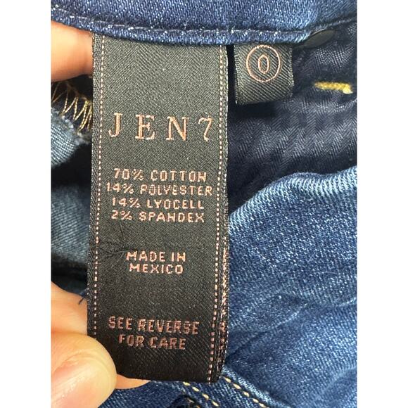 Jen7 by 7 For All Mankind Women's Slim Bootcut Denim Jeans - Size 0 (26x32) - Picture 5 of 6